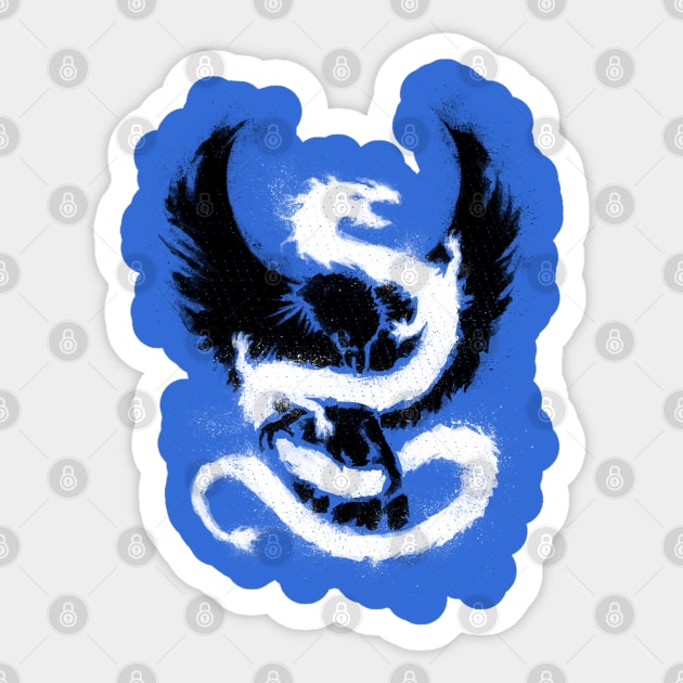 Eagle dragon Sticker by barmalisiRTB